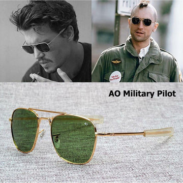 American Optical Fashion Army MILITARY AO Pilot Sunglasses