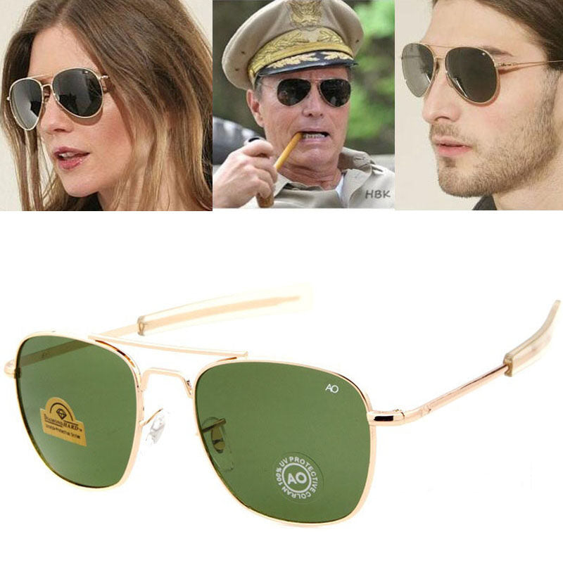 American Optical Fashion Army MILITARY AO Pilot Sunglasses