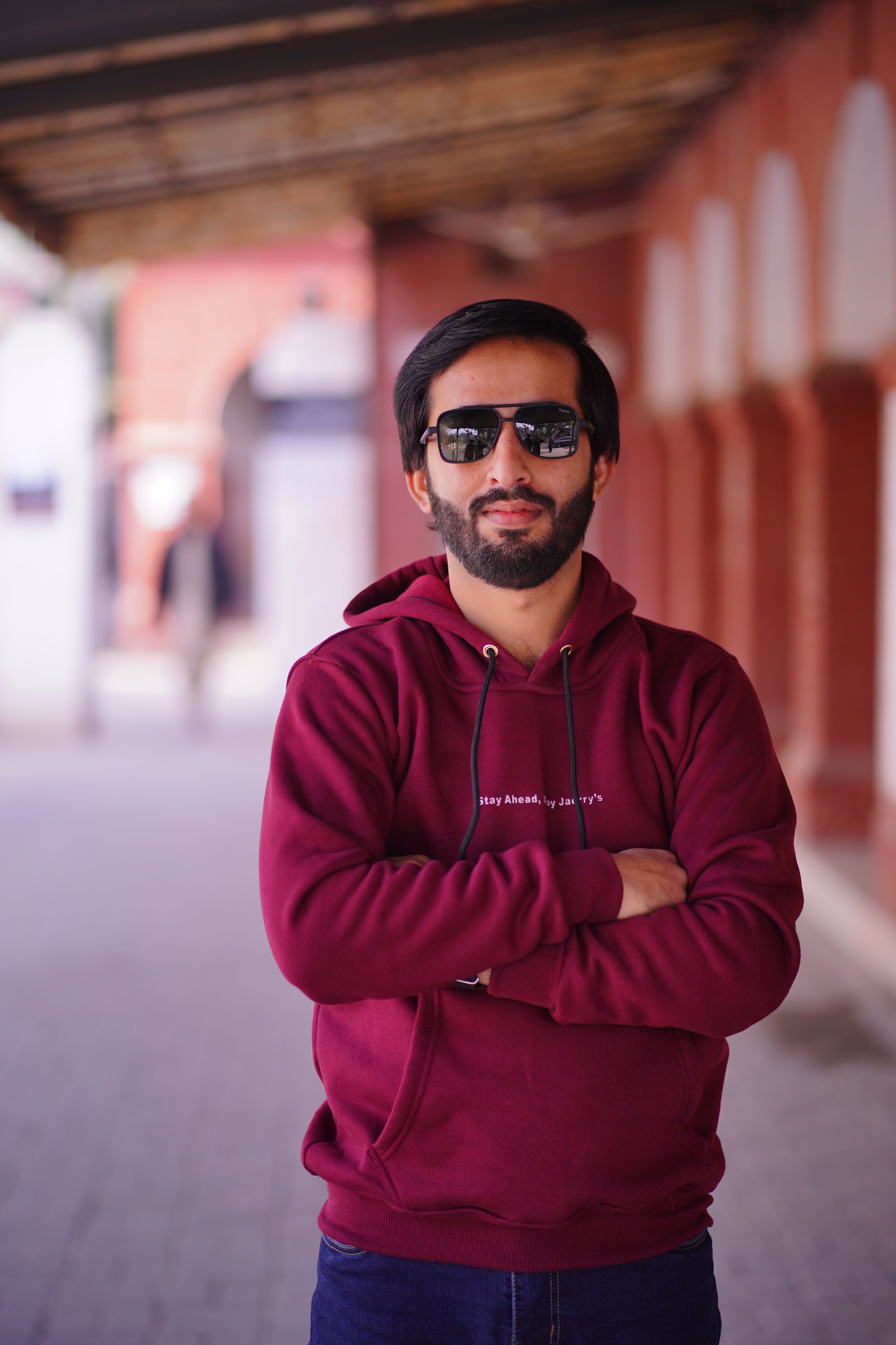 Stay Ahead, Stay Jaerry's - Maroon Hoodie