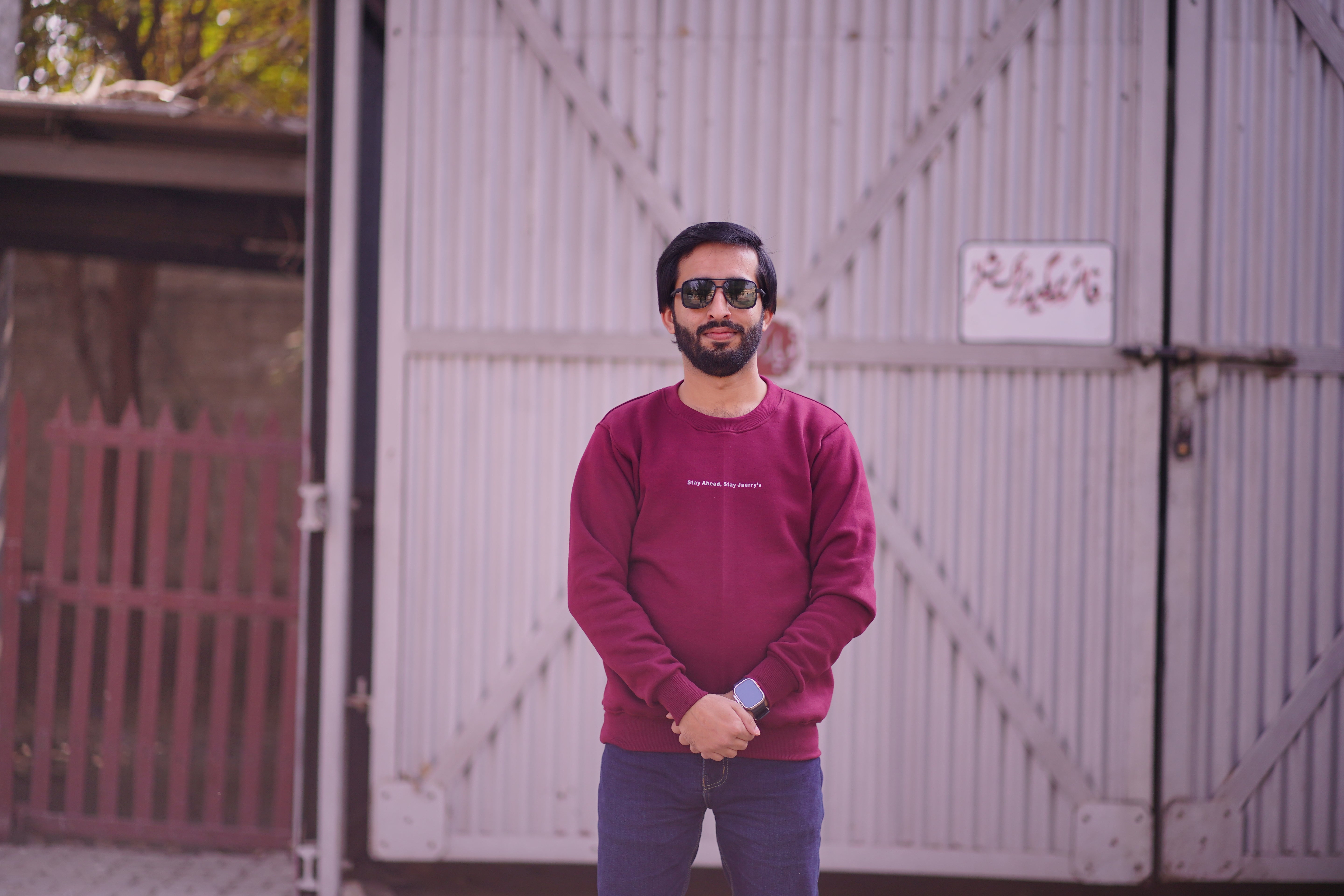Stay Ahead, Stay Jaerry's - Maroon Sweatshirt