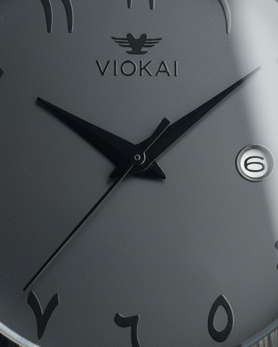VIOKAI Stealth Arabic Dial Watch